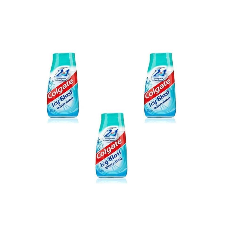 Colgate 2 In 1 Icy Blast Whitening Toothpaste 100Ml (Pack of 3)