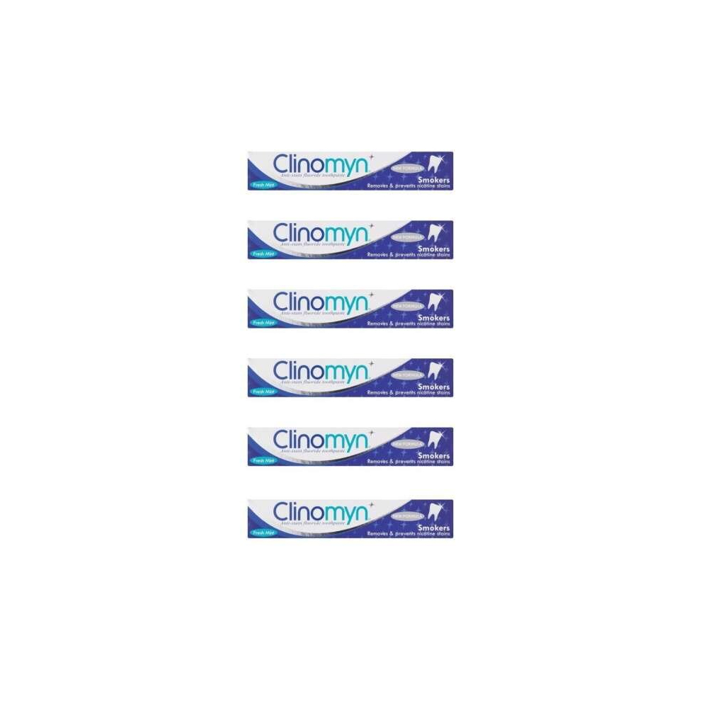 Clinomyn Toothpaste For Smokers Original, 75ml (Pack of 6)