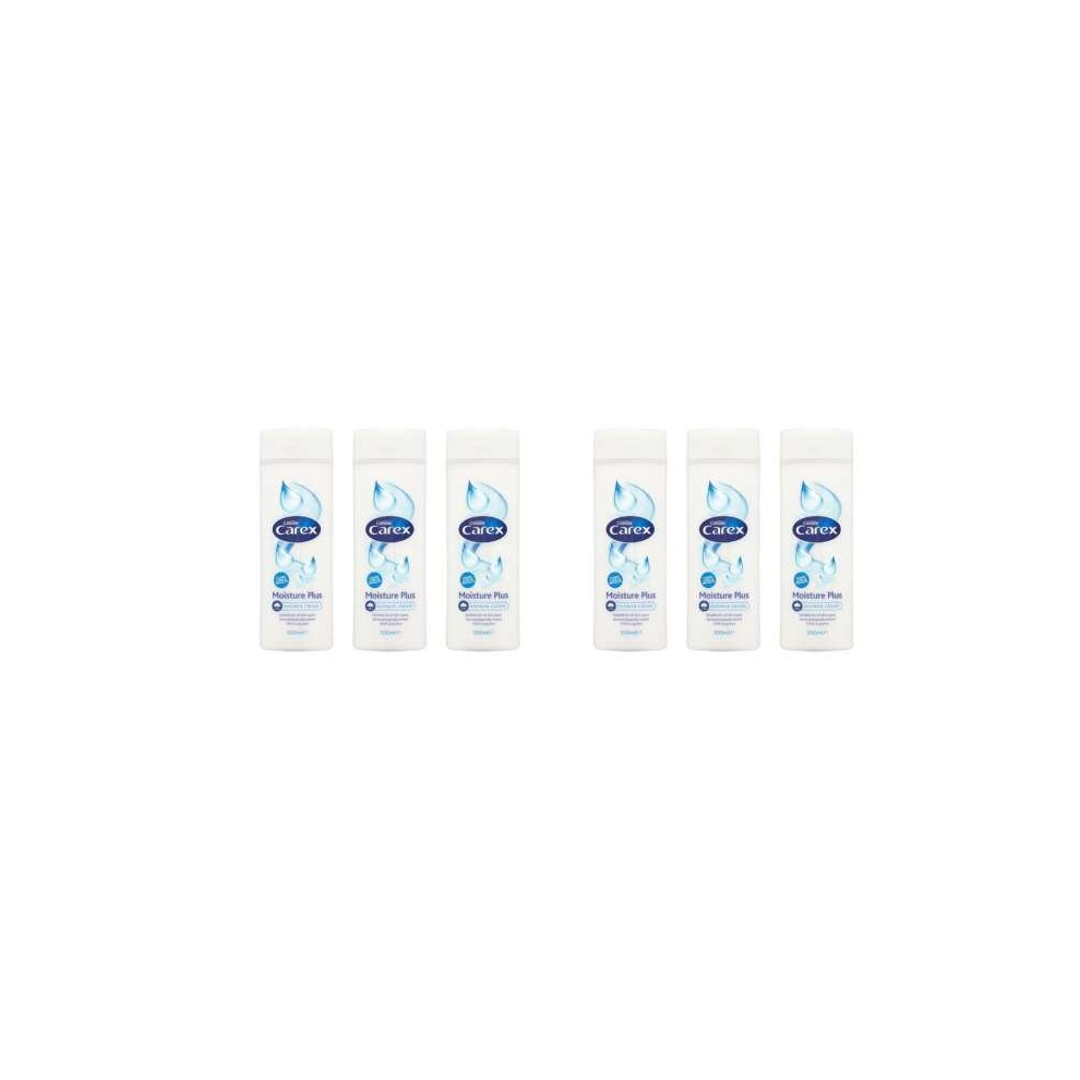 Carex Moisture Plus Shower Cream 500 ml (Pack of 6)