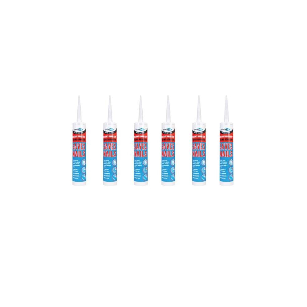 Bond IT Saves Nails Instant Grab Adhesive BDSN2 (Pack of 6)
