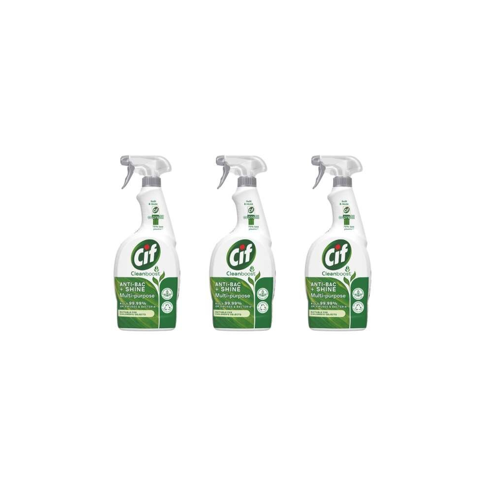 CIF SPRAY ANTIBACTERIAL  & SHINE  700ml (Pack of 3)