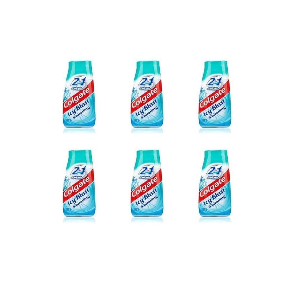 Colgate 2 In 1 Icy Blast Whitening Toothpaste 100Ml (Pack of 6)