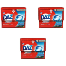 Daz All-in-1 Pods Clothes washing Laundry Detergent For Whites & Colours 12 pack (Pack of 3)