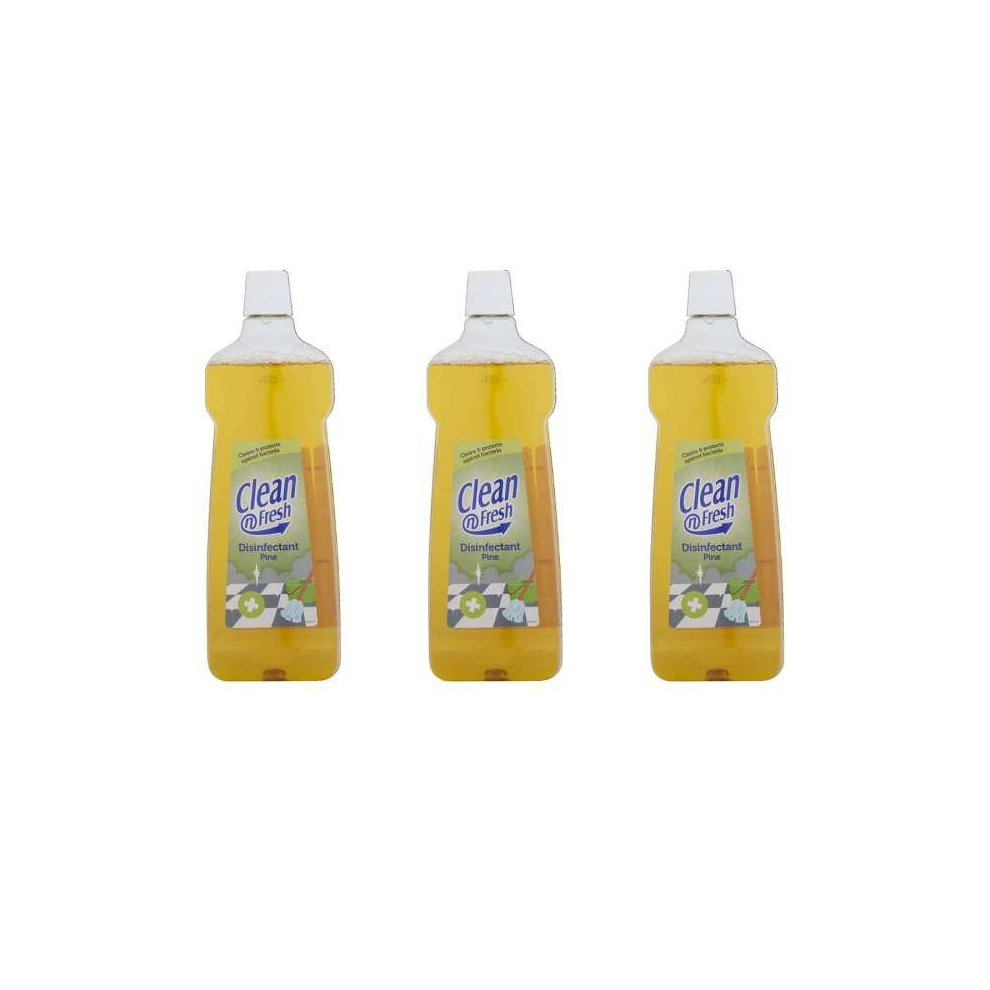 Clean and Fresh Disinfectant Pine 1L (Pack of 3)