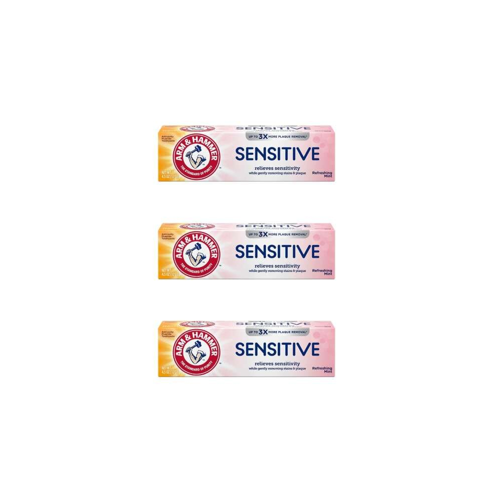 Arm & Hammer Toothpaste, Sensitive Care (Pack of 3)