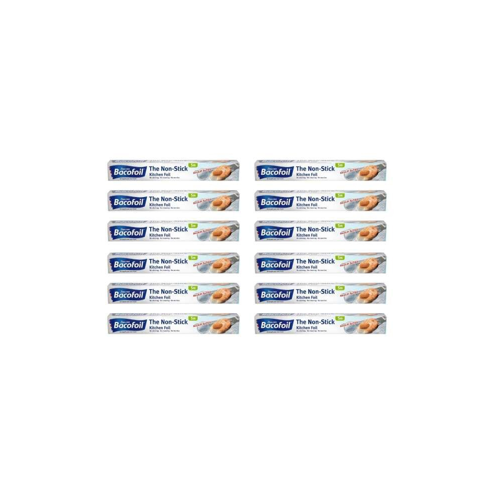 Bacofoil Non-Stick Foil 300mm x 5m 42B02 (Pack of 12)