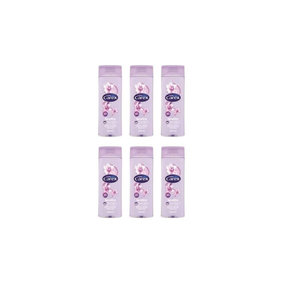 Carex Sensitive Body Wash 500ml (Pack of 6)