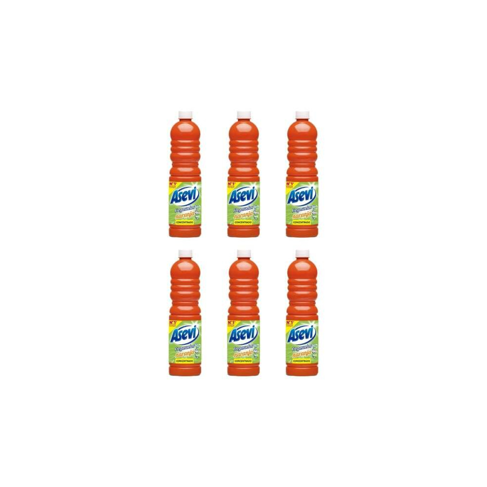 Asevi General Purpose Cleaner 1L (Orange) (Pack of 6)