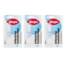 Blistex Intensive Moisturiser SPF10 Lip Balm 5g (Pack of 3) - Deep Hydration with Shea Butter