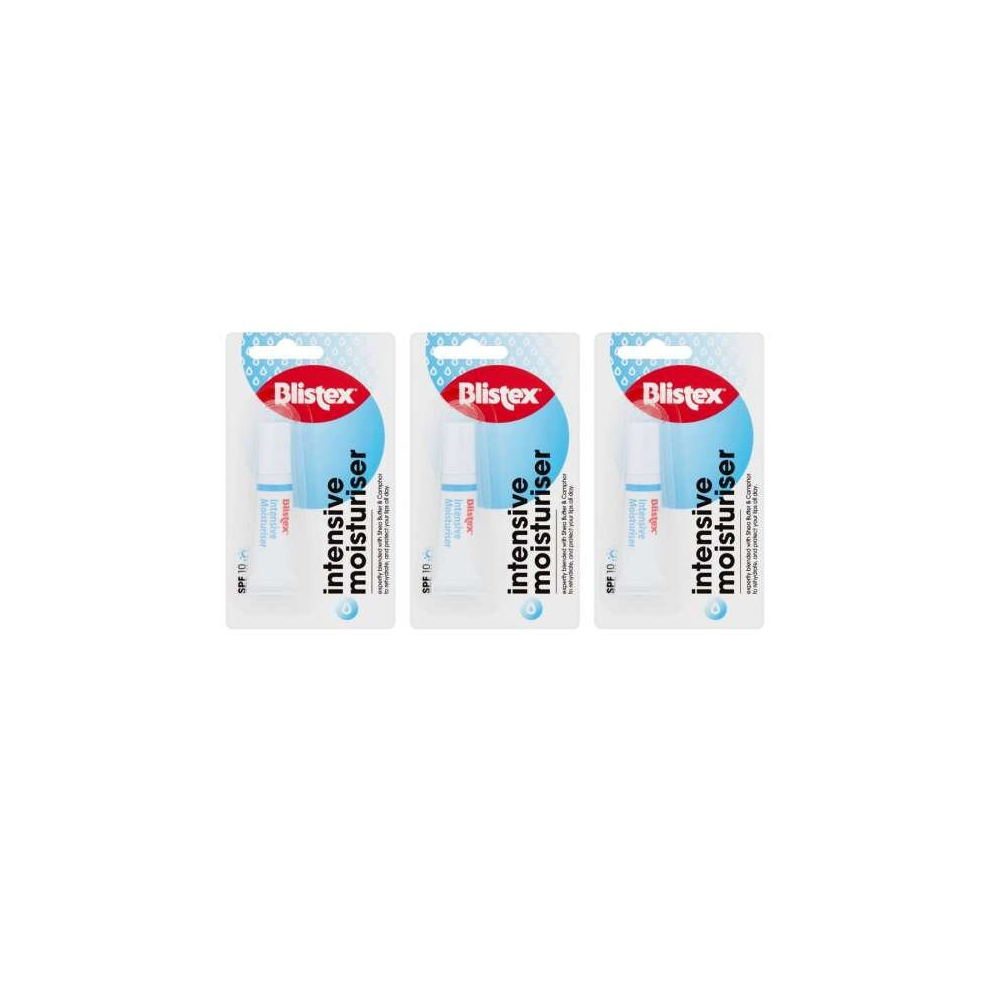 Blistex Intensive Moisturiser Spf10 Lip Balm 5G (Pack Of 3) - Deep Hydration With Shea Butter