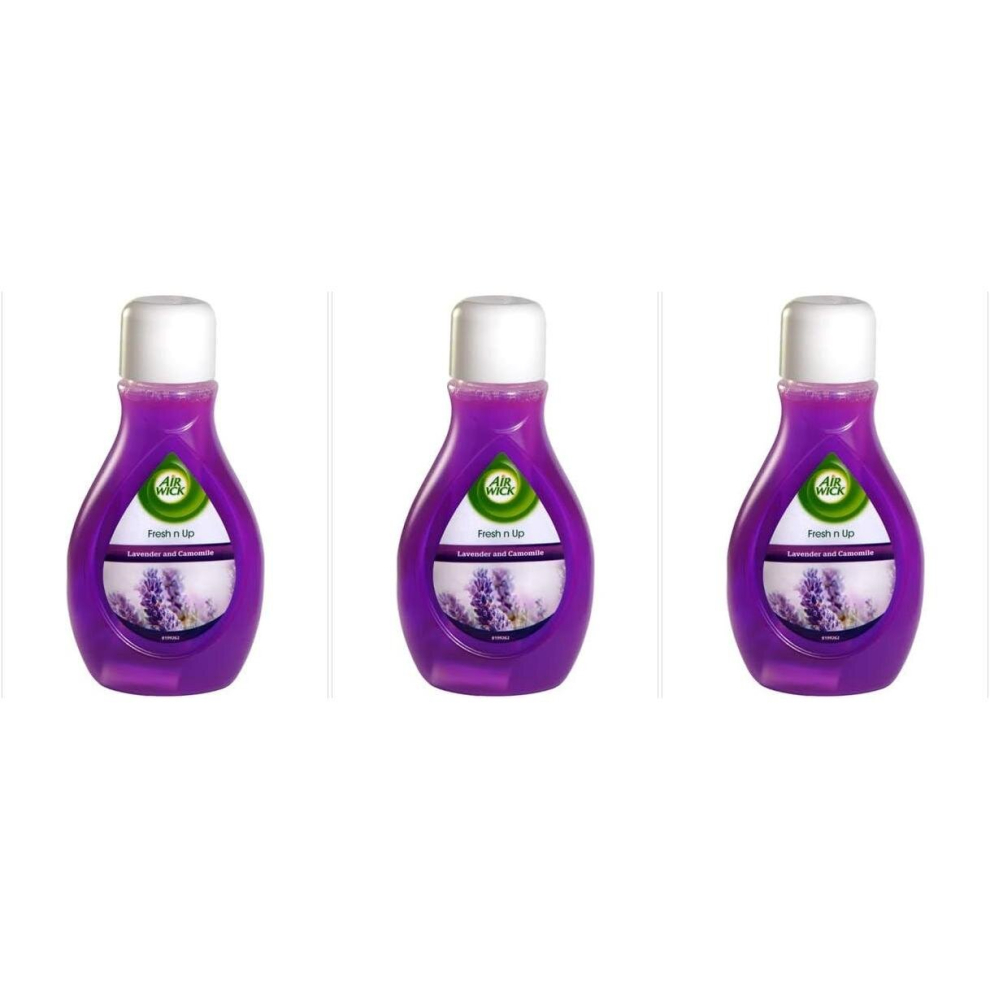 Airwick fresh n up LAVENDER & CAMOMILE 370ml (Pack of 3)