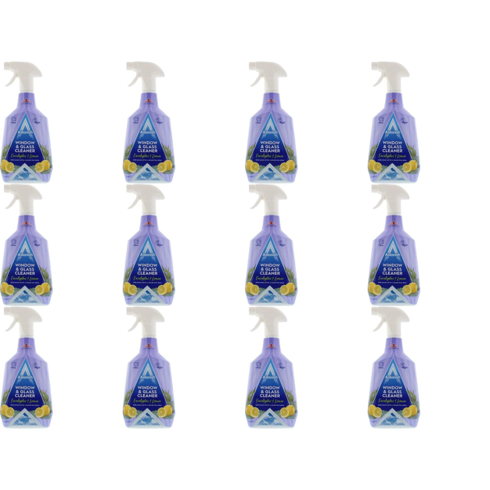 Astonish Window & Glass Cleaner, 750 ml (Pack of 12)