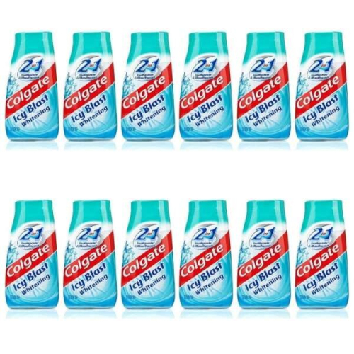 Colgate Colgate 2 In 1 Icy Blast Whitening Toothpaste 100Ml (Pack of 12)