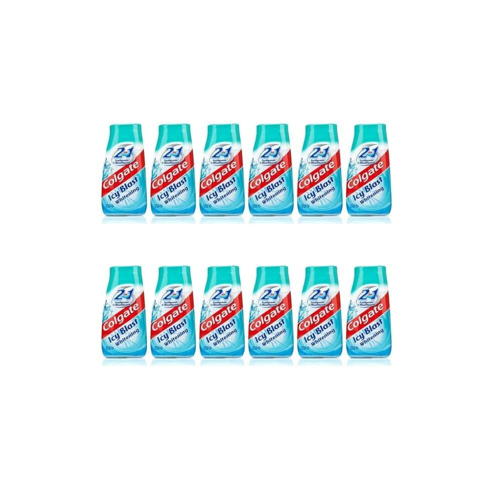 Colgate 2 In 1 Icy Blast Whitening Toothpaste 100Ml (Pack of 12)