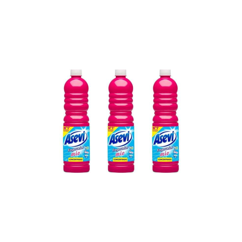 Asevi Mio Pink 1 Litre Floor Cleaner (Pack of 3)