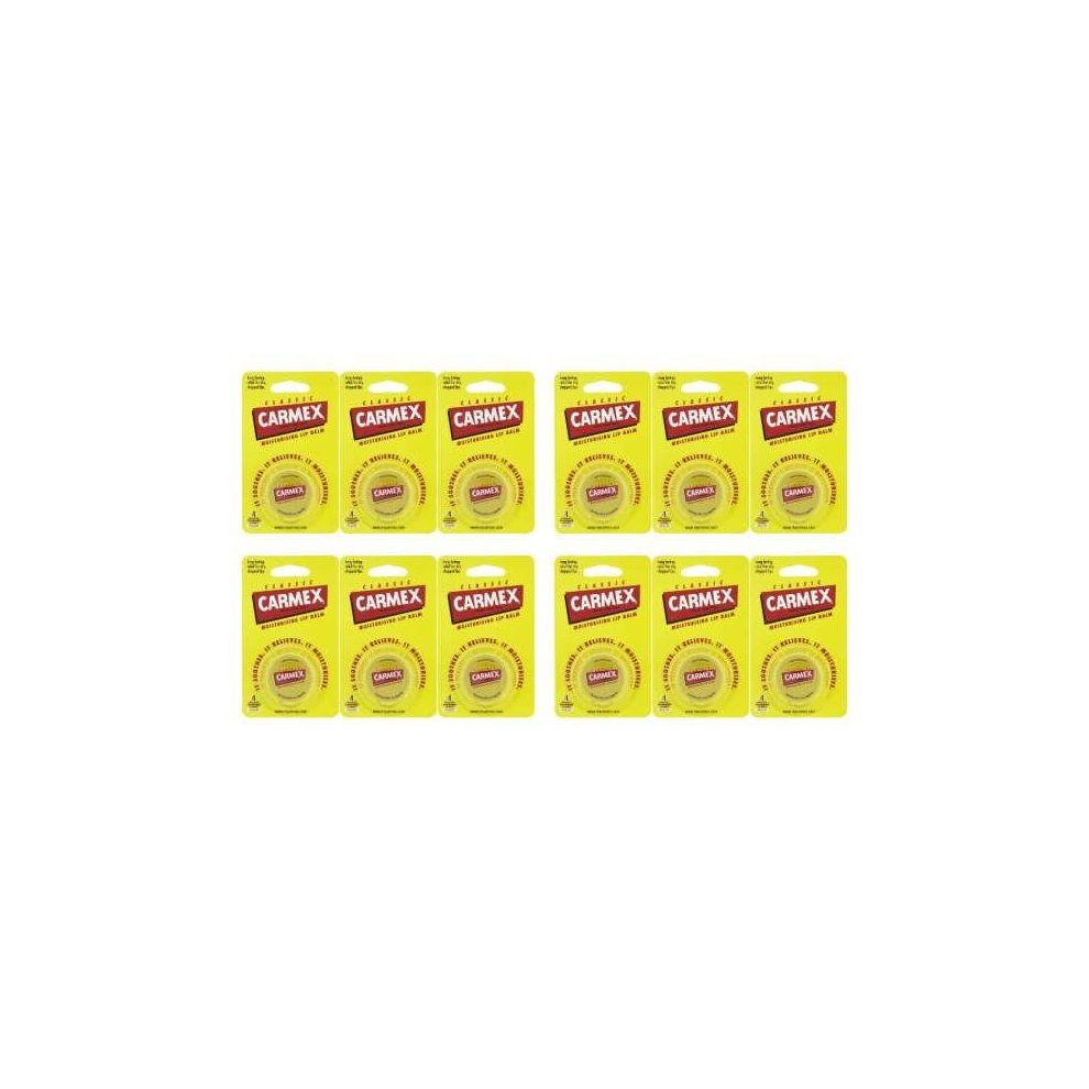 Carmex Lip Balm Original pot (Pack of 12)