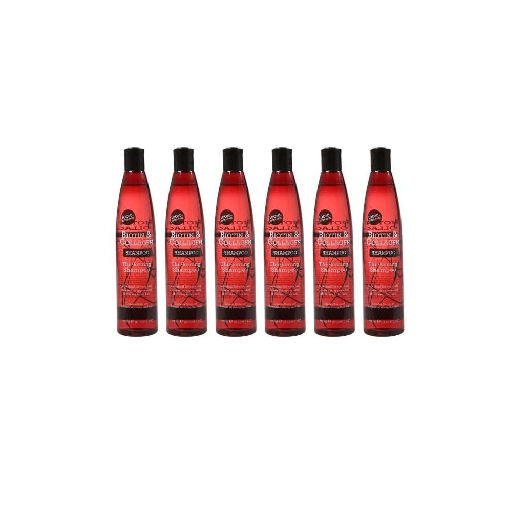 Biotin & Collagen Biotin And Collagen Xpel Thickening Shampoo, 400 Ml (Pack Of 6)