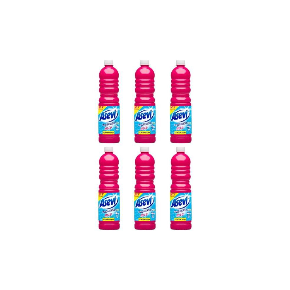 Asevi Mio Pink 1 Litre Floor Cleaner (Pack of 6)