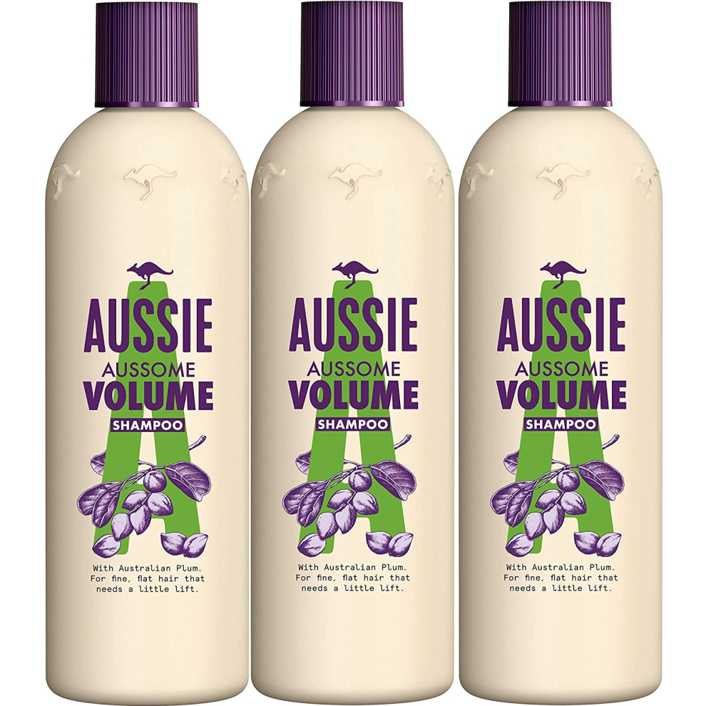 Aussie Aussome Volume Shampoo 300ml (Pack of 3)