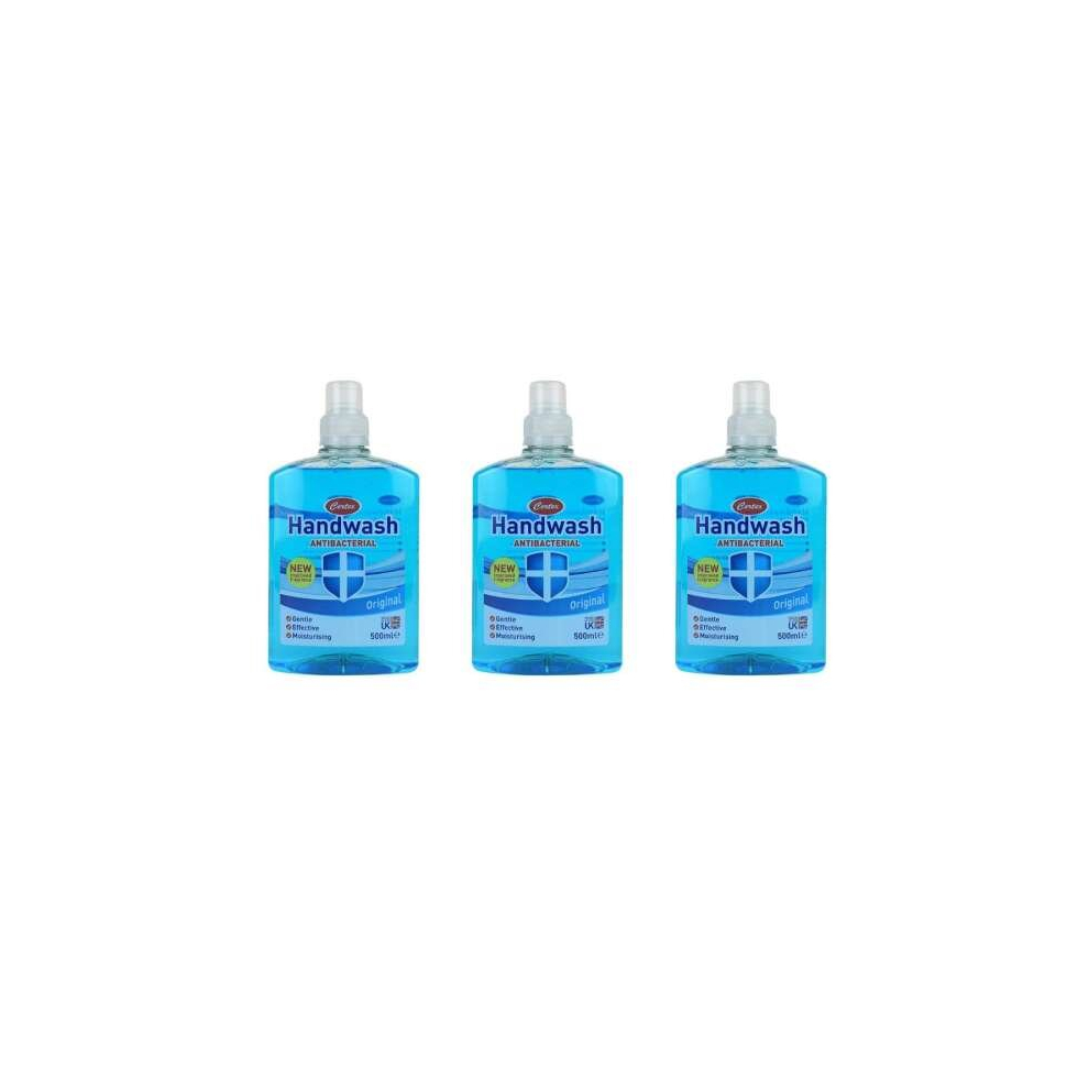 Certex Blue Antibacterial Handwash Original 500Ml (Pack Of 3)