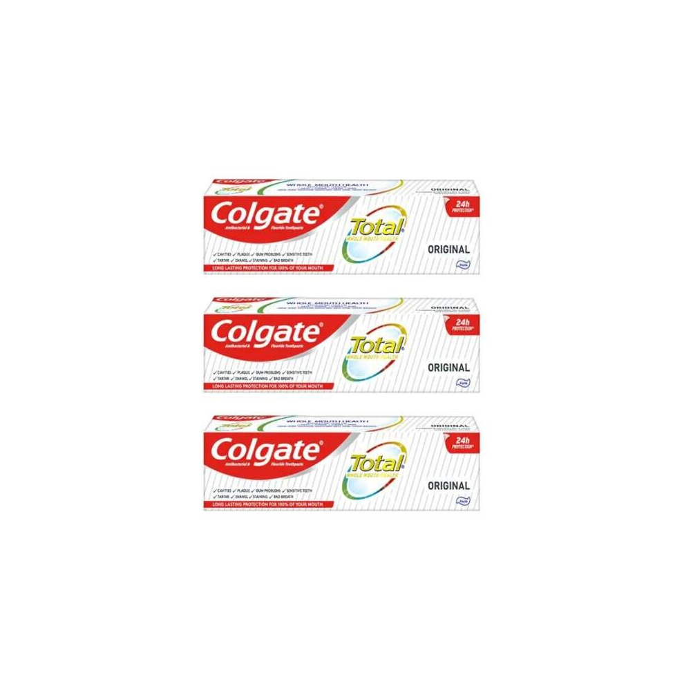 Colgate Total Original Care Toothpaste, 75ml (Pack of 3)