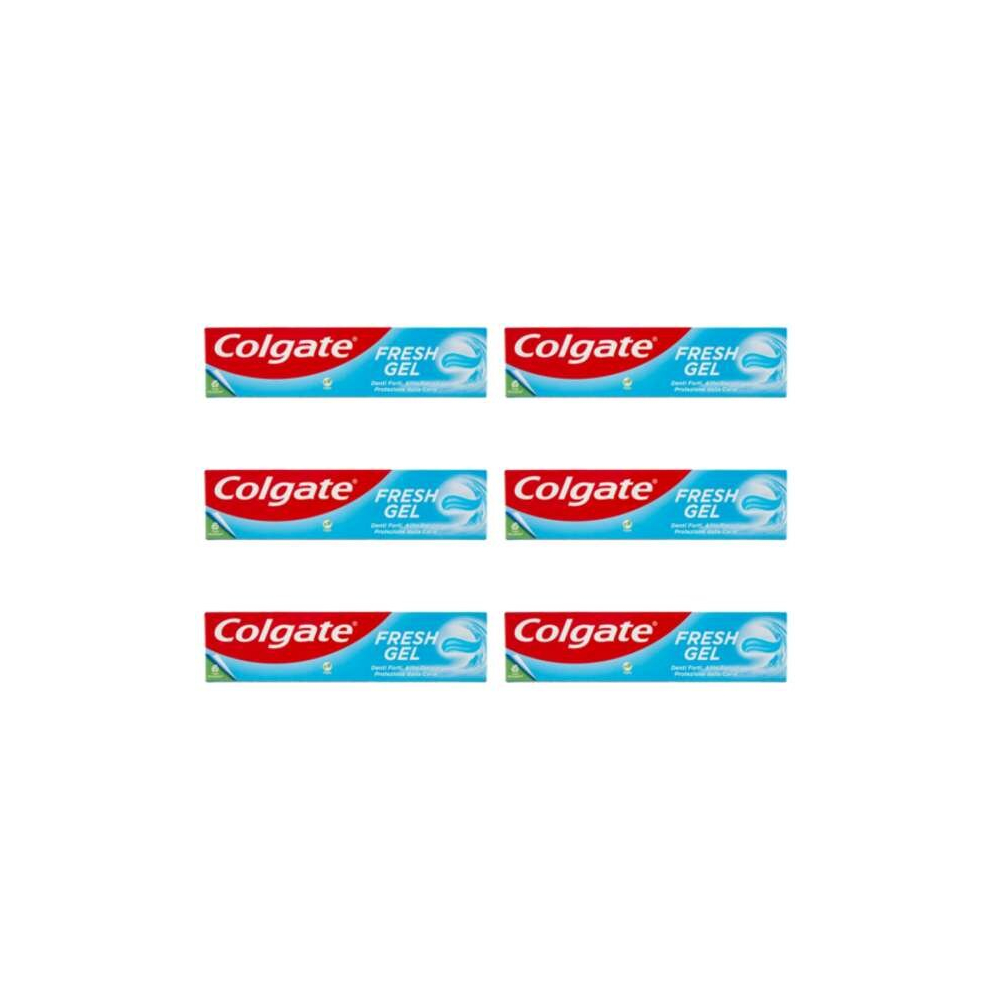 Colgate Toothpaste Fresh Minty Gel 75ml (Pack of 6)