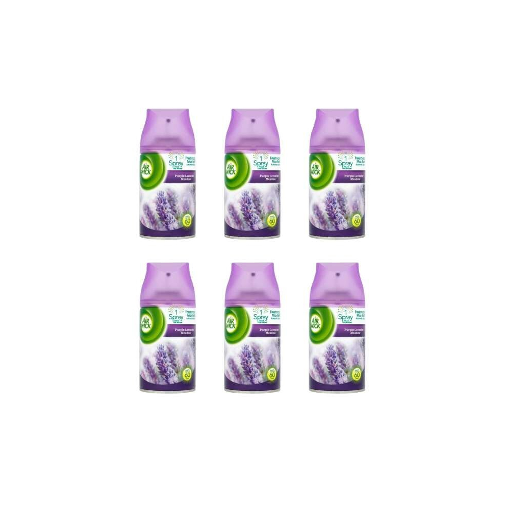 AirWick Freshmatic Max Refill, Purple Lavender Meadow, 250 ml (Pack of 6)