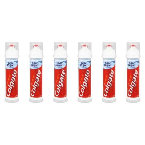 Colgate Colgate Triple Cool Stripe Toothpaste Pump (100ml) (Pack of 6)