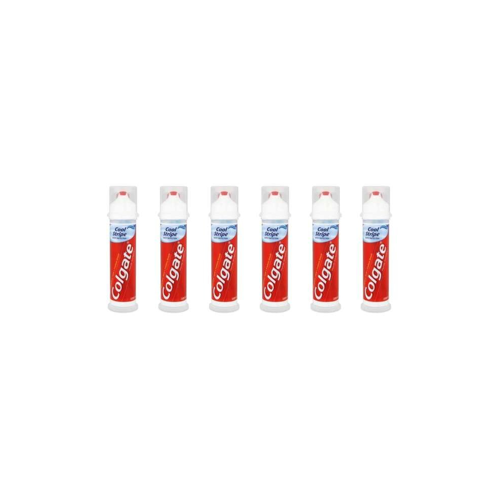 Colgate Triple Cool Stripe Toothpaste Pump (100ml) (Pack of 6)