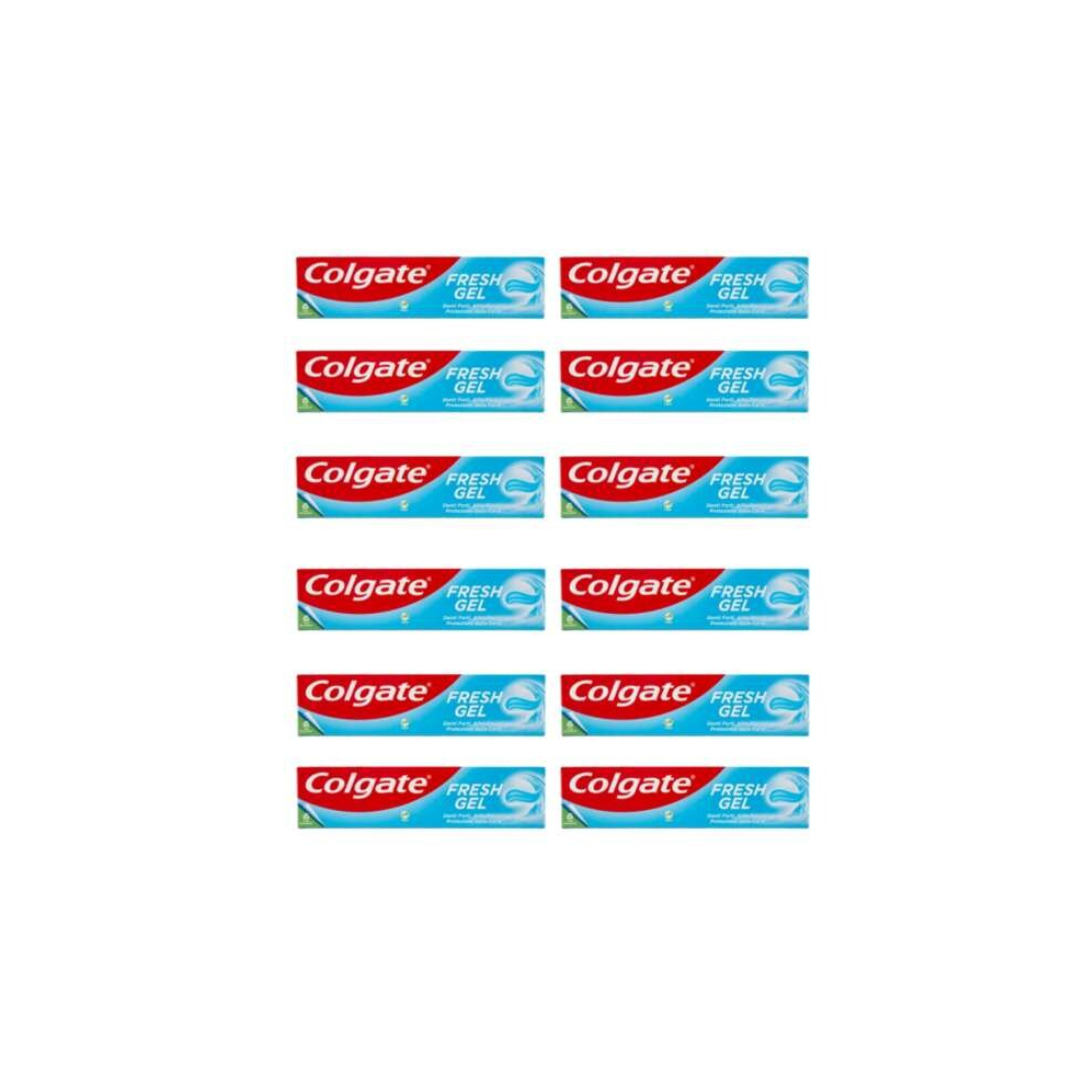 Colgate Toothpaste Fresh Minty Gel 75ml (Pack of 12)