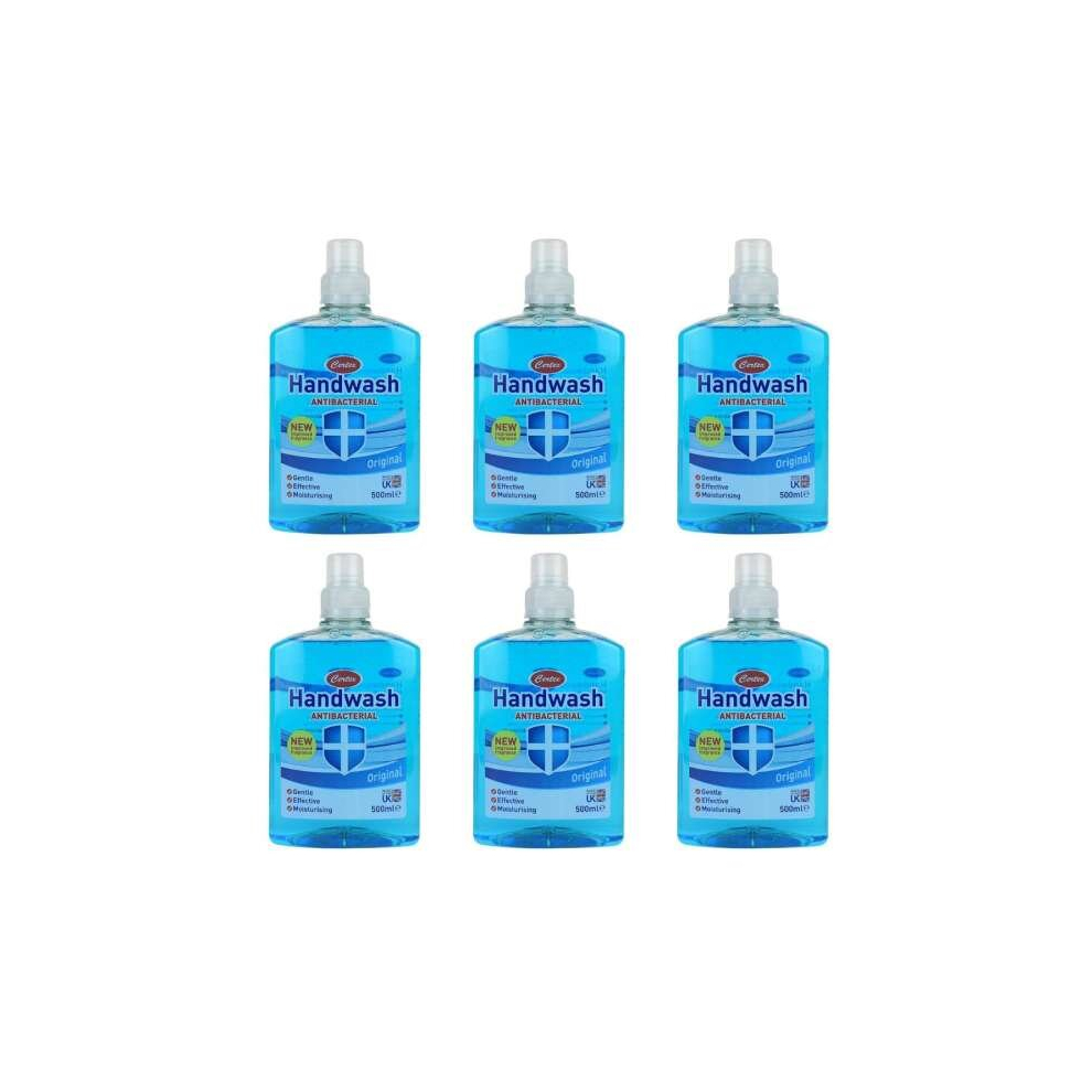 Certex Blue Antibacterial Handwash Original 500Ml (Pack Of 6)