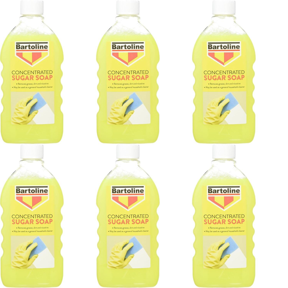Bartoline Sugar Soap Concentrate, Flask, 500ml    69404811 (Pack of 6)