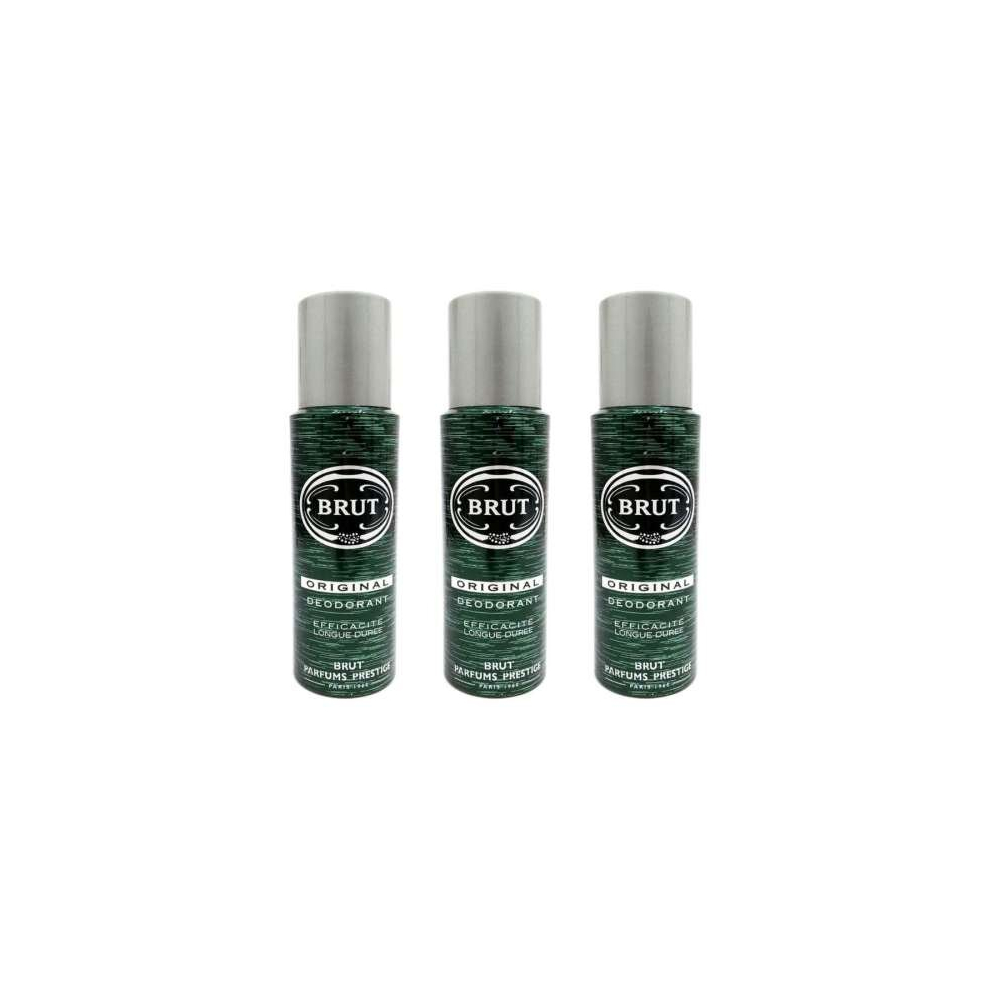 BRUT Original Deodorant 200 ml (Pack of 3)