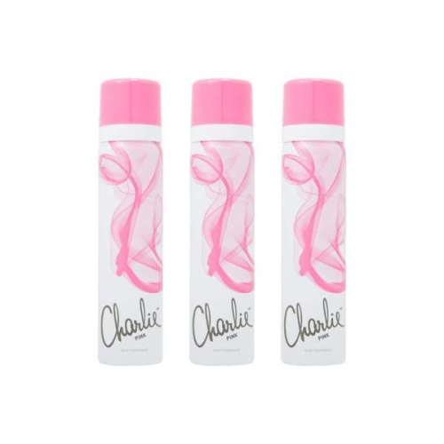 Charlie Pink Perfumed Body Spray 75ML (Pack of 3) on OnBuy