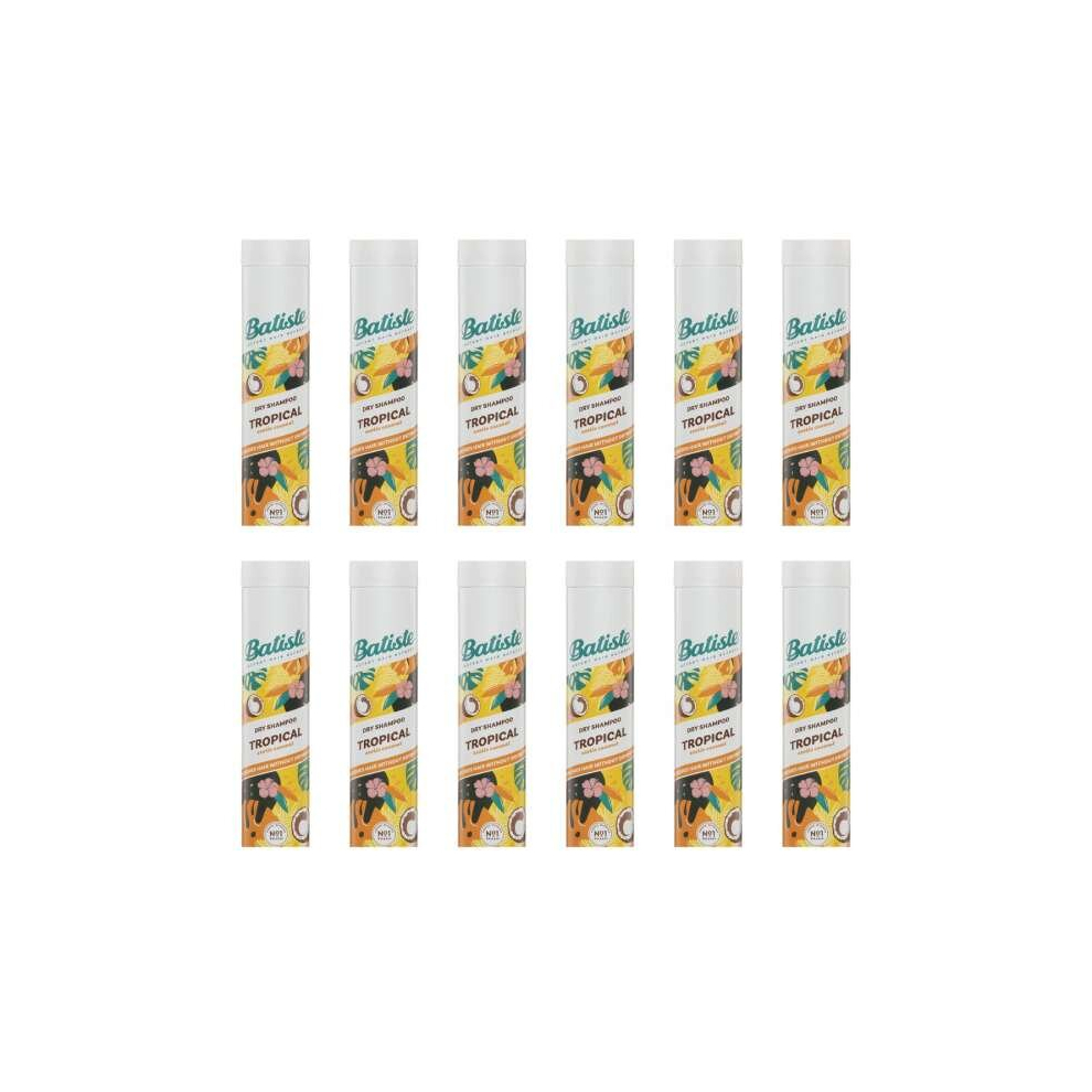 Batiste Dry Shampoo - Tropical, 200ml (Pack of 12)