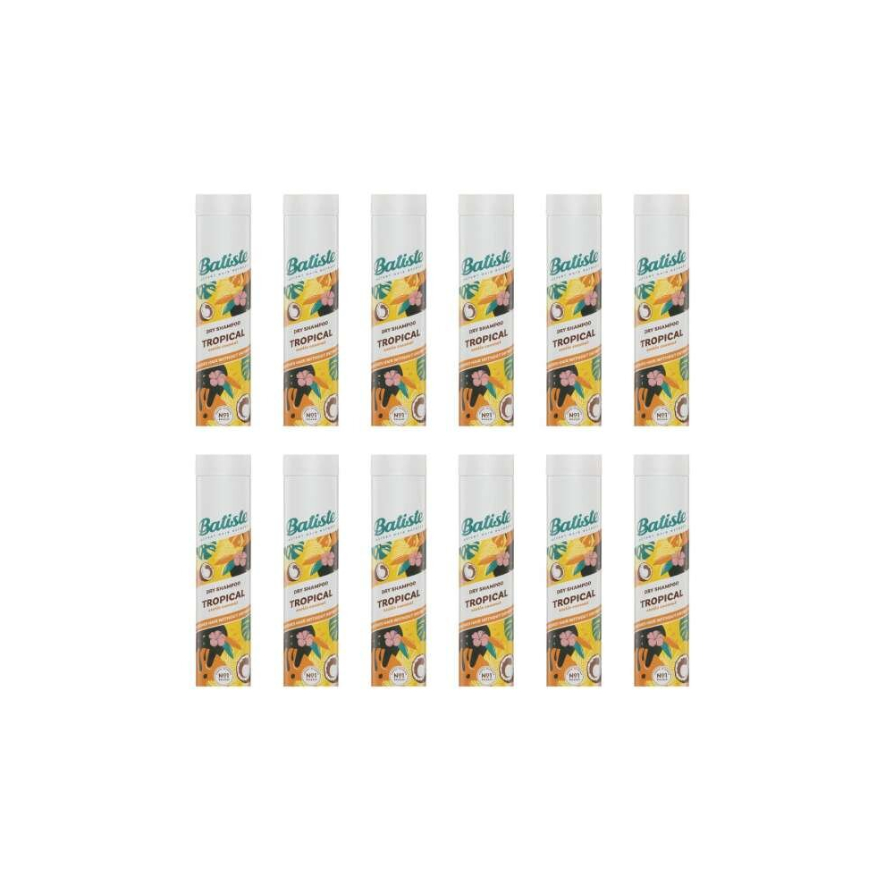 Batiste Dry Shampoo - Tropical, 200Ml (Pack Of 12)