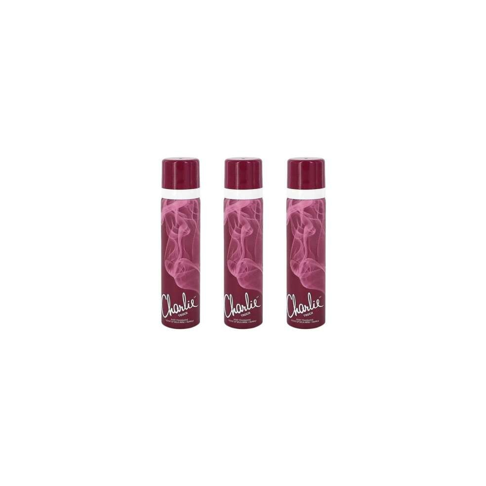 Charlie Touch Perfumed Body Spray 75ML (Pack of 3)