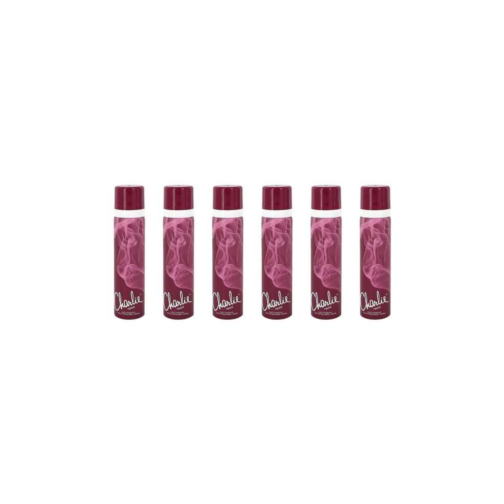 Charlie Touch Perfumed Body Spray 75ML (Pack of 6)