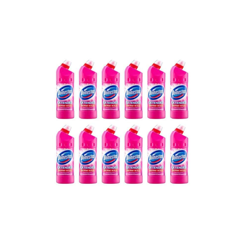 Domestos Pink Bleach 750ml (Pack of 12)