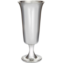 Flared Pewter Champagne Goblet Flute Wedding Gift Polished Inside and out Perfect for Engraving Supplied in Carton Box