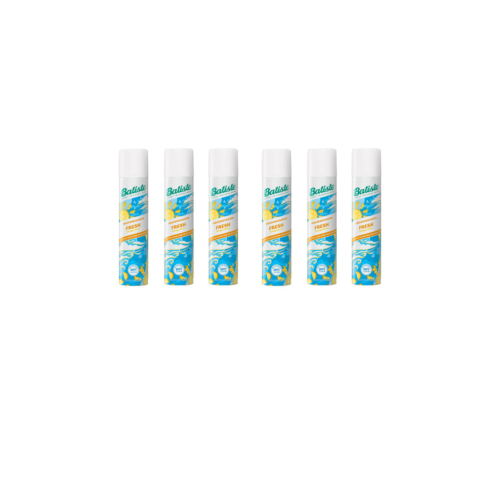 Batiste Fresh Dry Shampoo, 200 ml (Pack of 6)