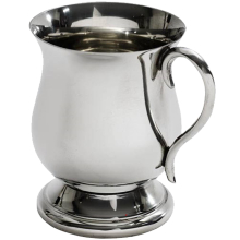 Quarter Pint Baby Christening Cute Georgian Style Swan Style Handle Perfect for Engraved Supplied in Satin Presentation Box