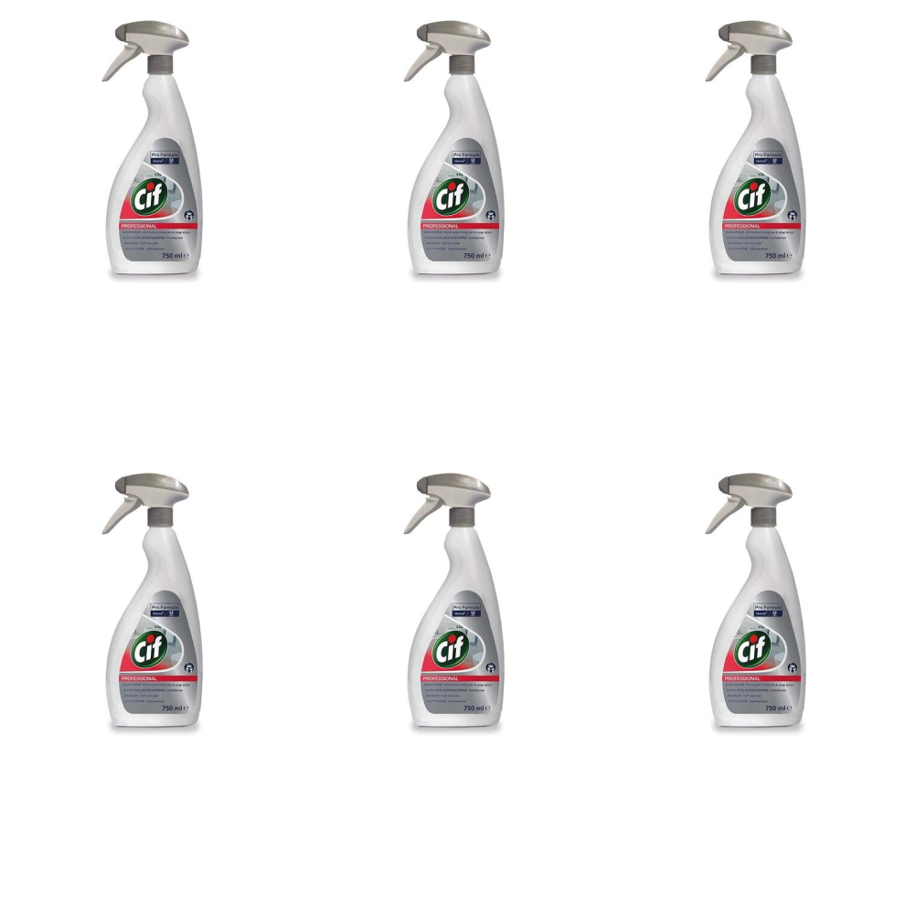 Cif 2 In 1 Washroom Cleaner 750ML (CS 6) 7517907 (Pack of 6)