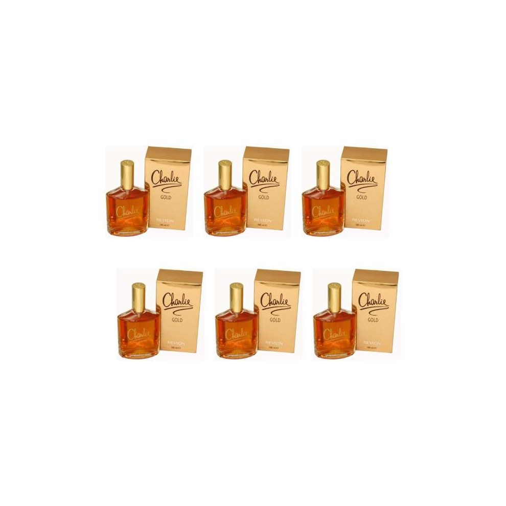 Charlie Gold For Women 100ml EDT (Pack of 6)