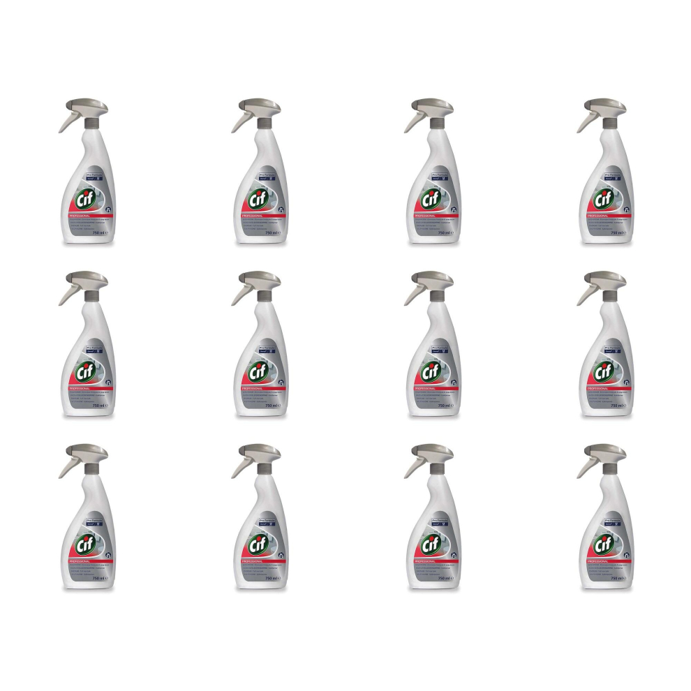 Cif 2 In 1 Washroom Cleaner 750ML (CS 6) 7517907 (Pack of 12)