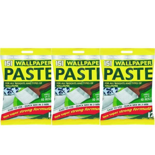 151 Wallpaper Paste 12 Pint Pack (0100/00008A) (Pack of 3)