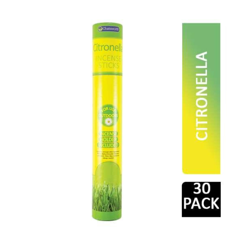 Chatsworth Citronella Incense Sticks, 30 Pack (Pack of 6) 1