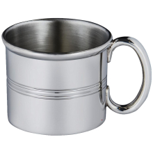 Shaving Mug with Handle in Pewter Classic Mens Shaving Mug for Creating Rich Lather Bathroom Accessory