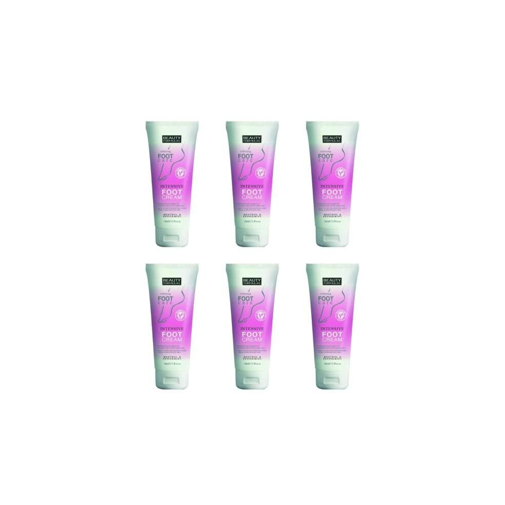 Beauty Formulas Intensive Softening Foot Cream 100ml (Pack of 6)