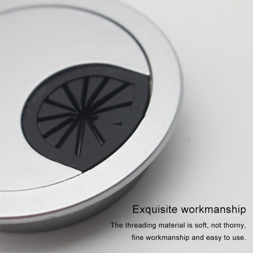 30 PCS Desk Computer Desktop Plastic Round Threading Box Hole Cover, Hole Diameter: 50mm 1